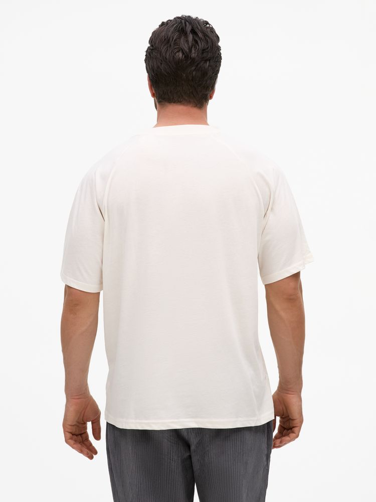 Футболка унисекс оверсайз T2, молочно-белая