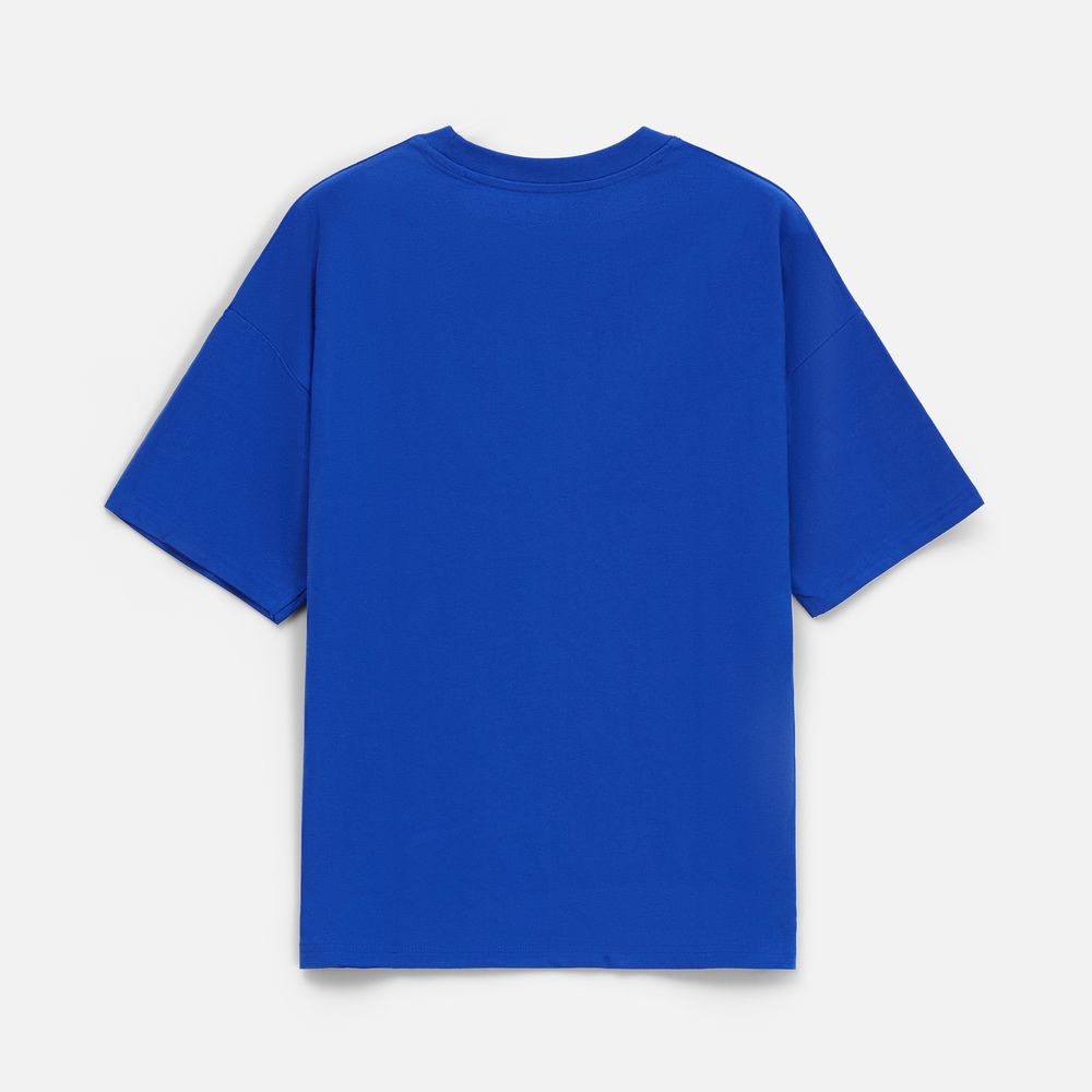 Футболка унисекс оверсайз T3, синяя