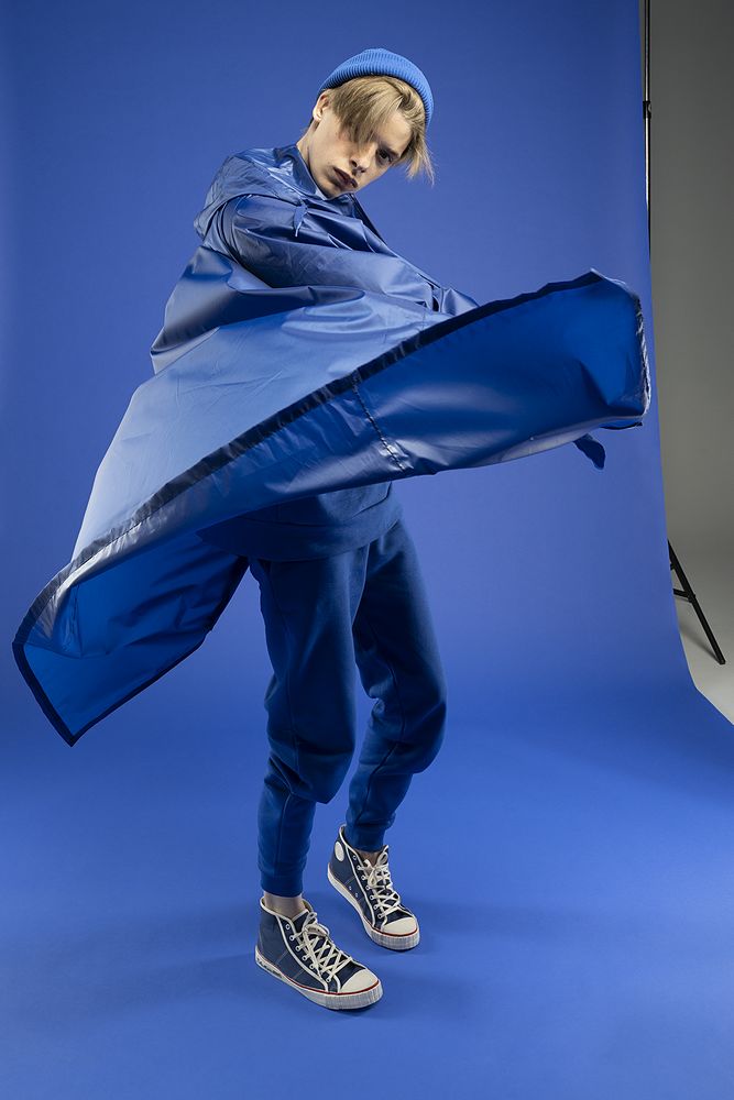 Дождевик R2, синий