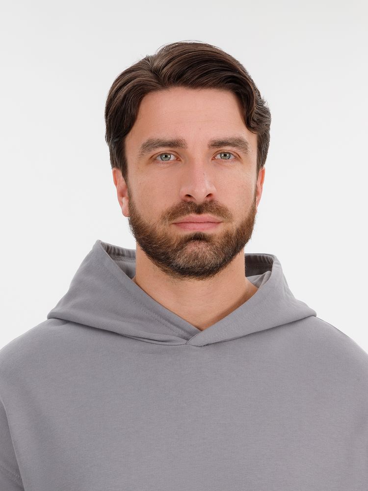 Худи оверсайз унисекс Outshine, серое