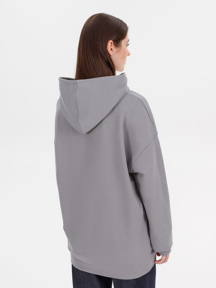Худи оверсайз унисекс Outshine, серое