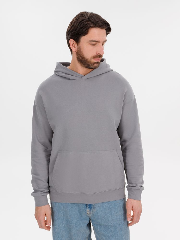 Худи оверсайз унисекс Outshine, серое