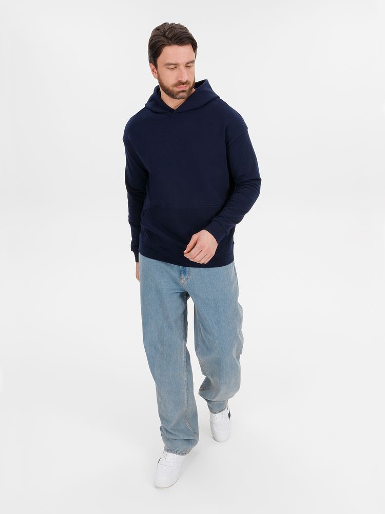 Худи оверсайз унисекс Outshine, темно-синее