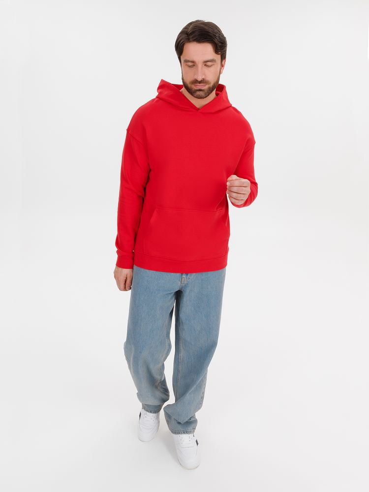 Худи оверсайз унисекс Outshine, красное