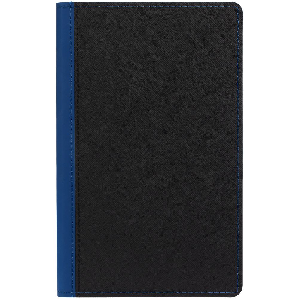 Ежедневник Nice Twice, недатированный, черный с синим