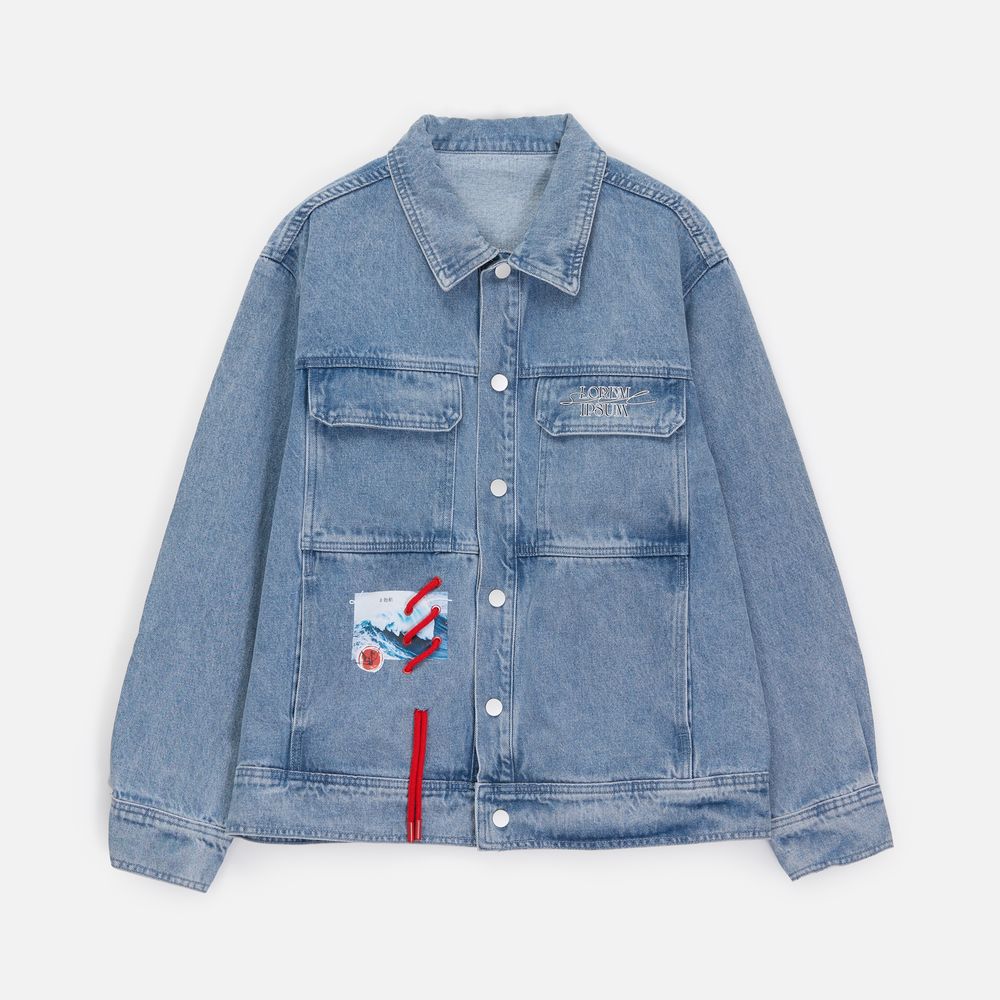 Куртка джинсовая O2, голубая