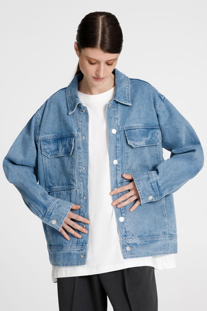 Куртка джинсовая O2, голубая