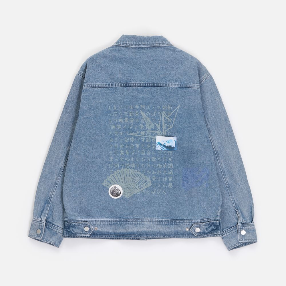 Куртка джинсовая O2, голубая