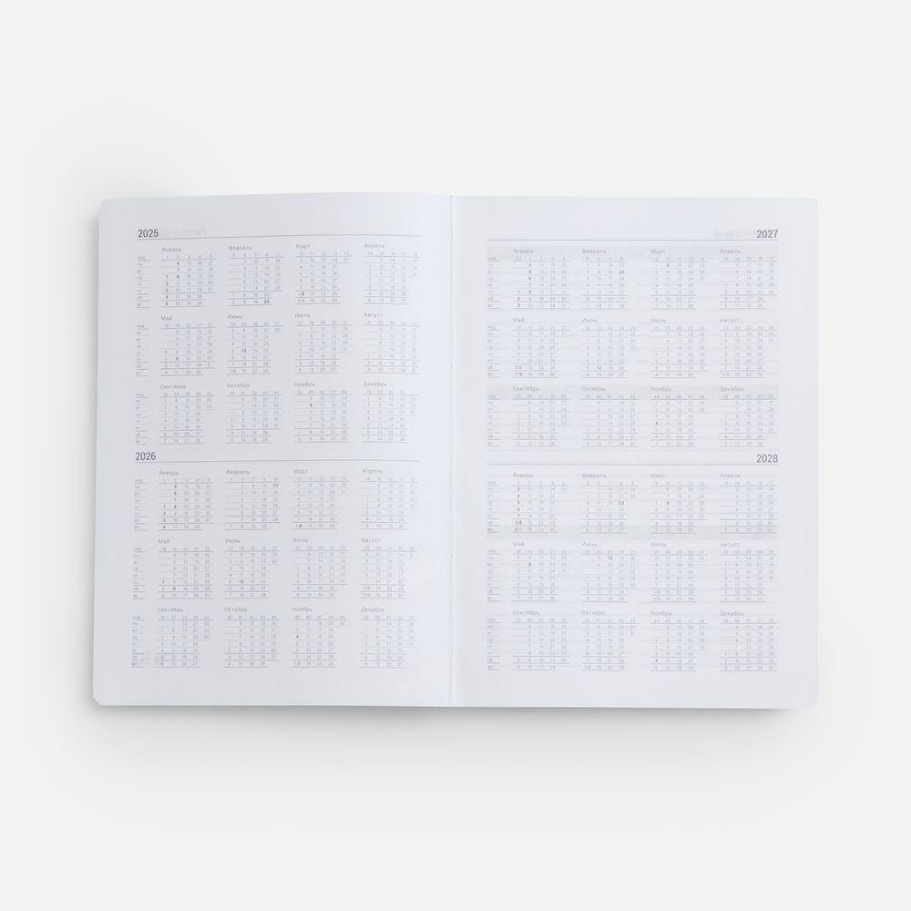 Ежедневник New Factor Metal, красный