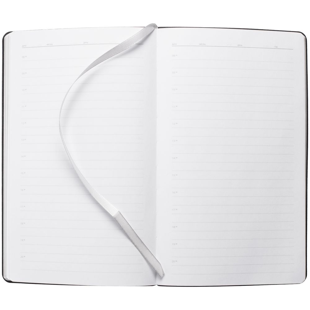 Ежедневник Aspect на заказ, недатированный, черный