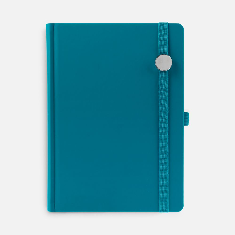 Ежедневник Favor Metal, недатированный, бирюзовый