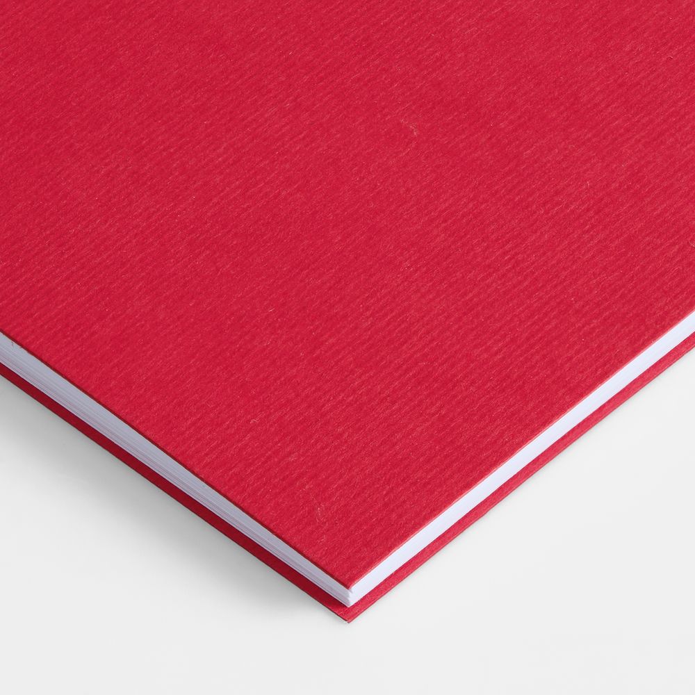 Блокнот Dali в клетку, красный