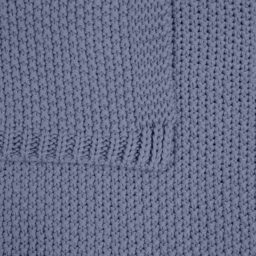 Плед Longview, серо-синий (сланец)