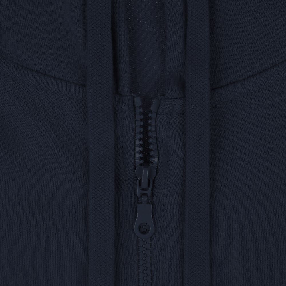 Толстовка на молнии с капюшоном Siverga 2.0, темно-синяя