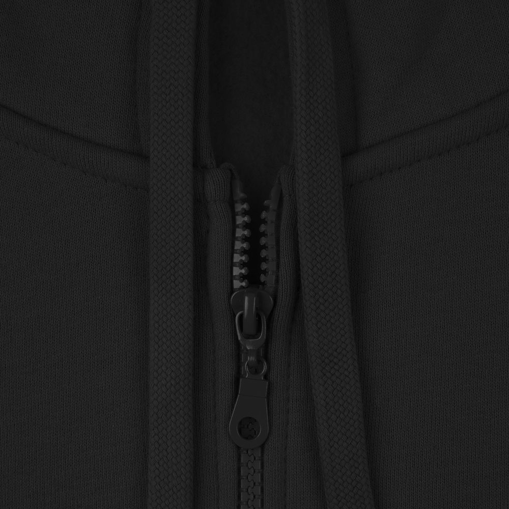 Толстовка на молнии с капюшоном Siverga Heavy 2.0, черная