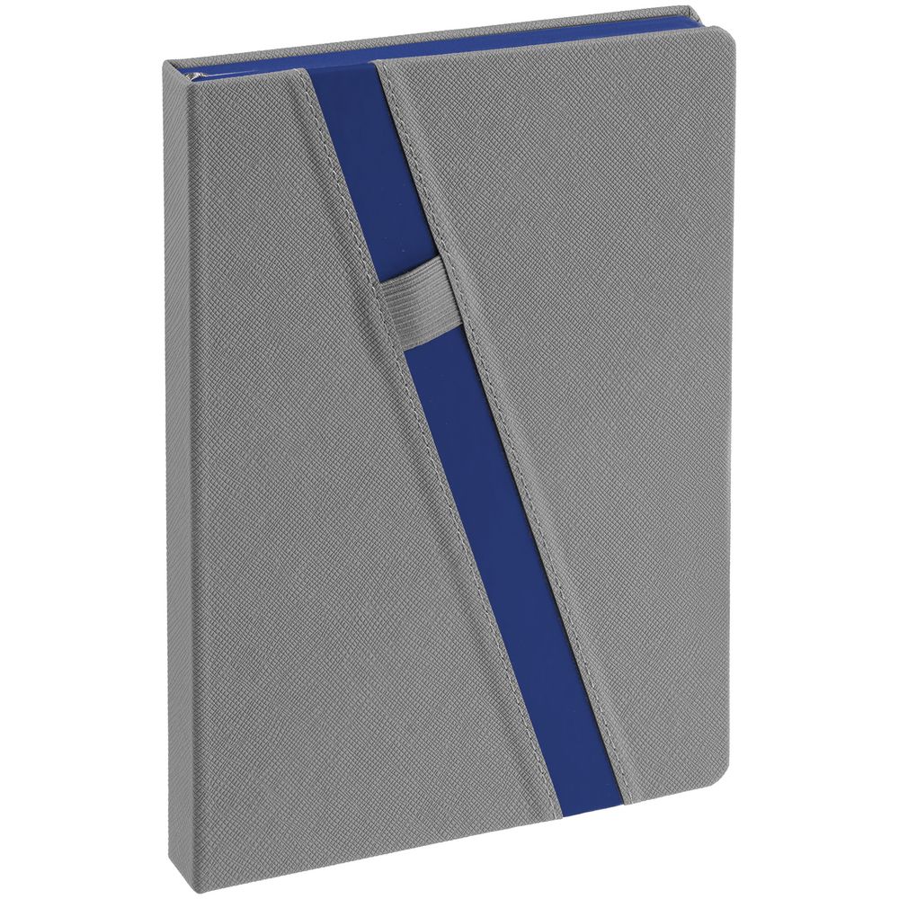 Ежедневник Rubikon на заказ, недатированный серо-синий
