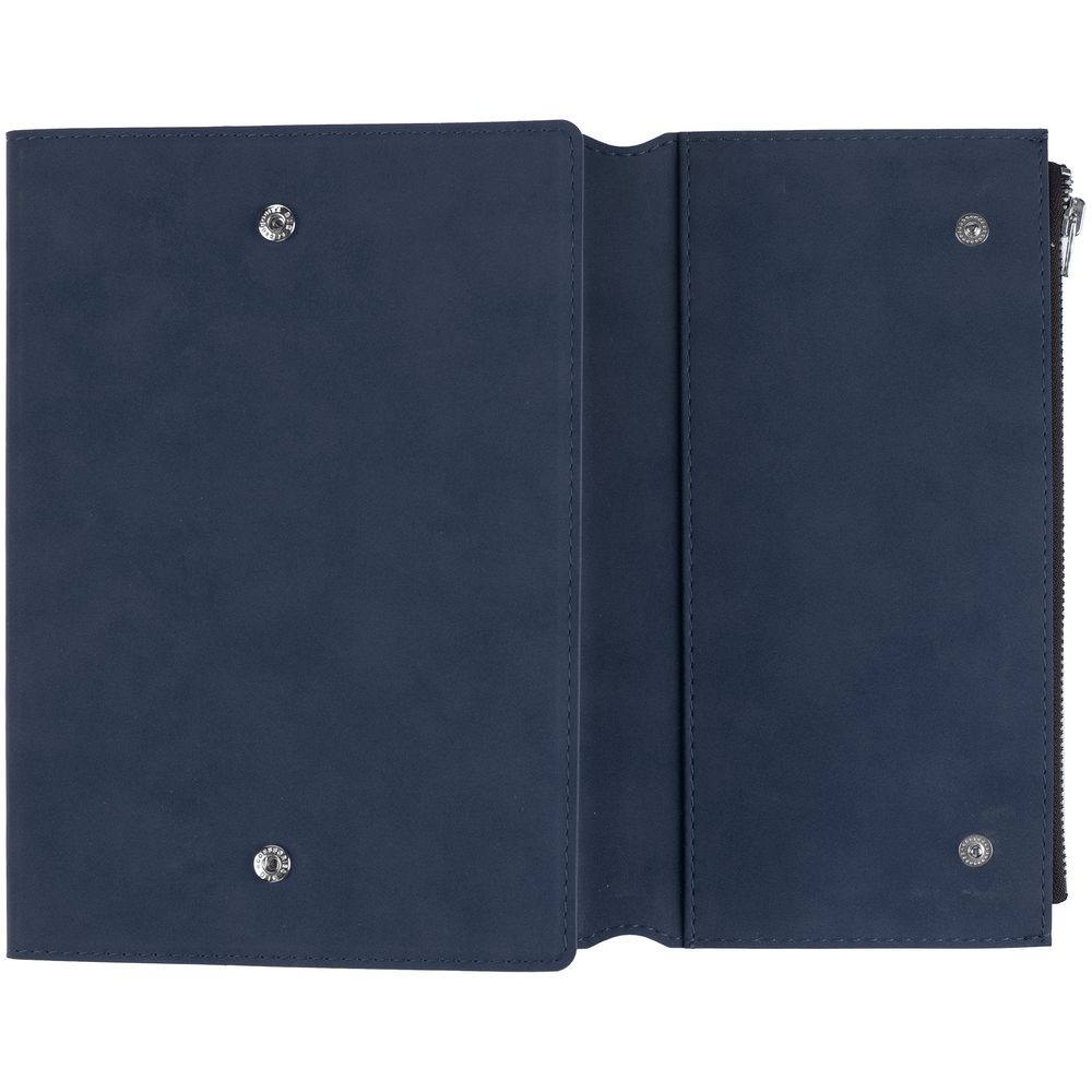 Ежедневник Grace на заказ, недатированный, темно-синий
