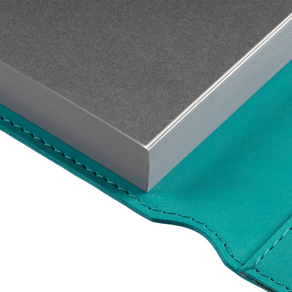 Ежедневник Grace на заказ, недатированный, бирюзовый