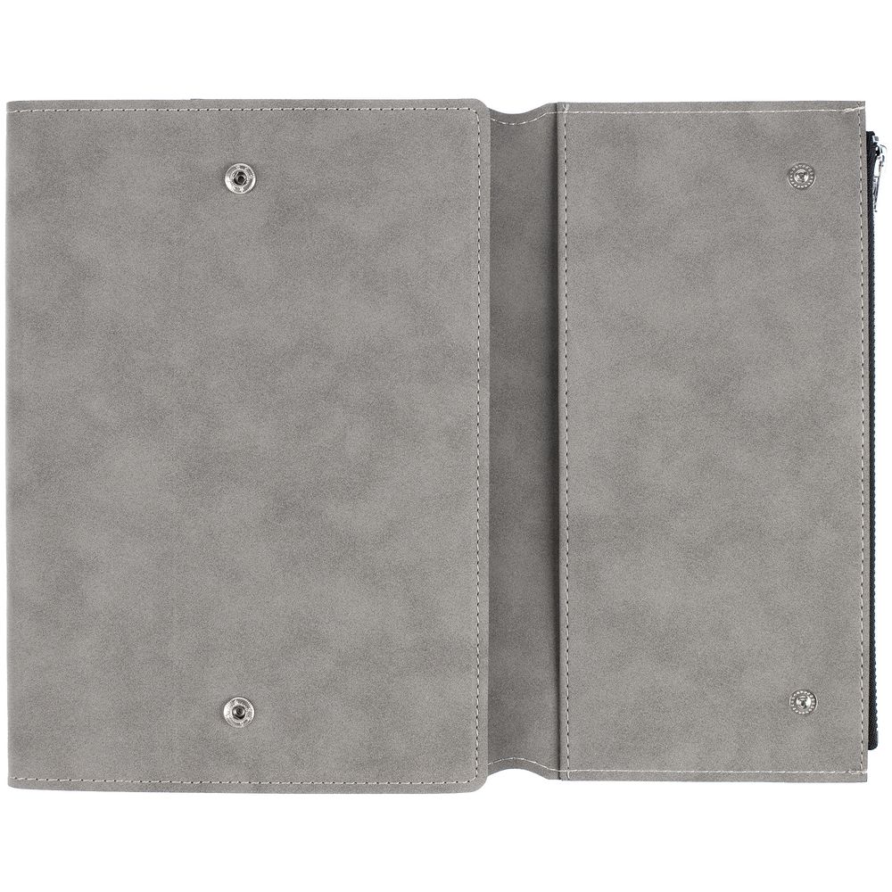 Ежедневник Grace на заказ, недатированный, серый