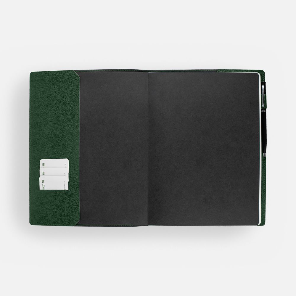 Ежедневник в суперобложке Brave Book, недатированный, зеленый