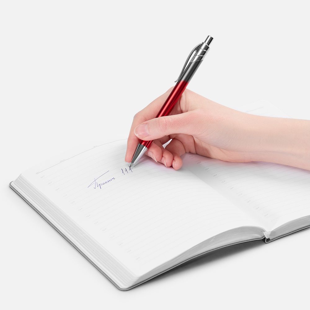 Ручка шариковая Undertone Metallic, красная