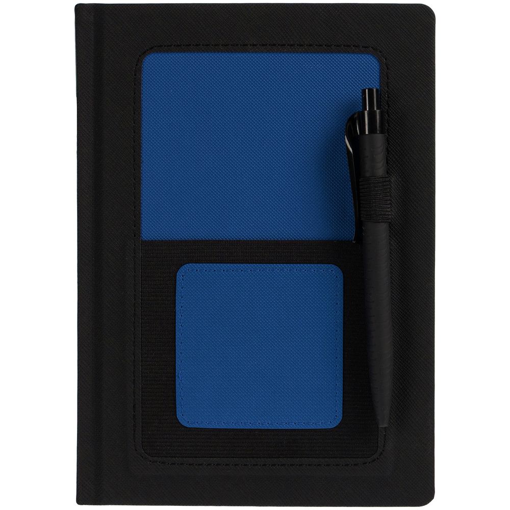 Ежедневник Mobile на заказ, недатированный, черно-синий