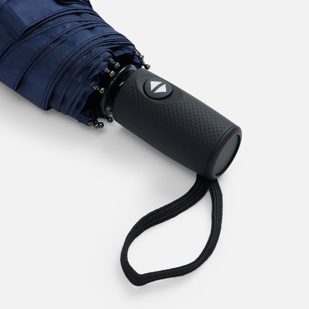 Складной зонт Dome Double с двойным куполом, темно-синий