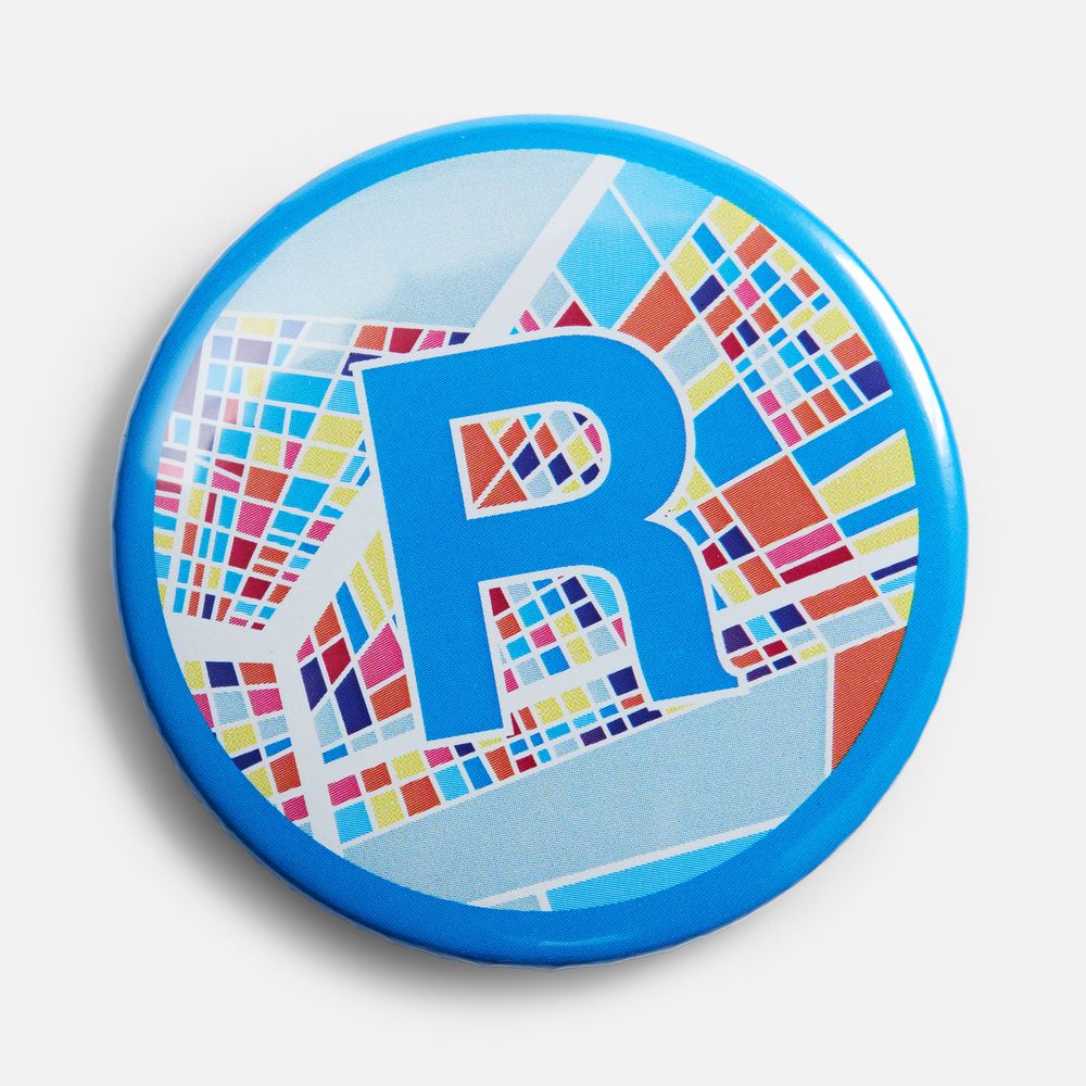 Значок закатной Pinback Print, L