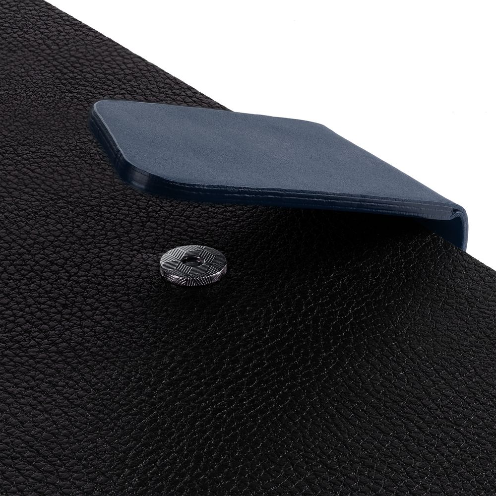 Ежедневник Boom, недатированный, черный с синим