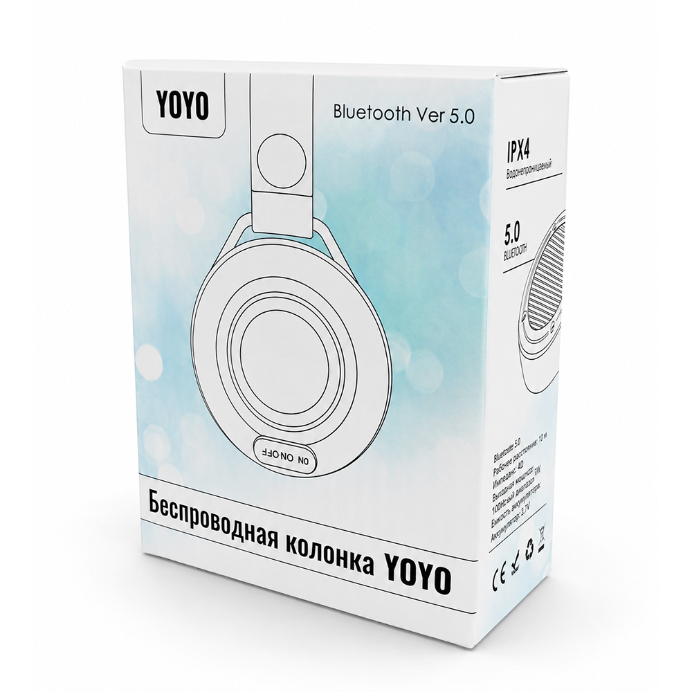 Беспроводная колонка Yoyo, красный