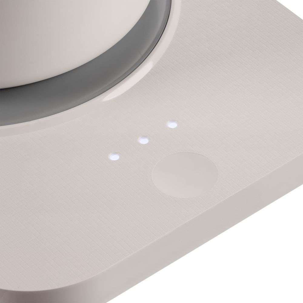 Кружка с подогревом и беспроводной зарядкой dualBase plus, белая