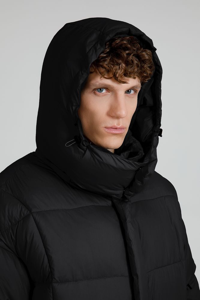 Пуховик унисекс Kapsula, черный