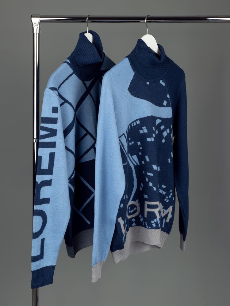 Джемпер на заказ Tricksy Net Reglan, полушерсть