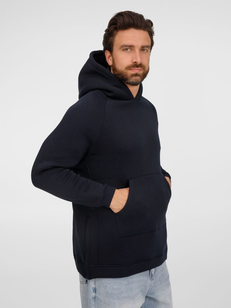 Худи унисекс оверсайз Easy Street, темно-синее