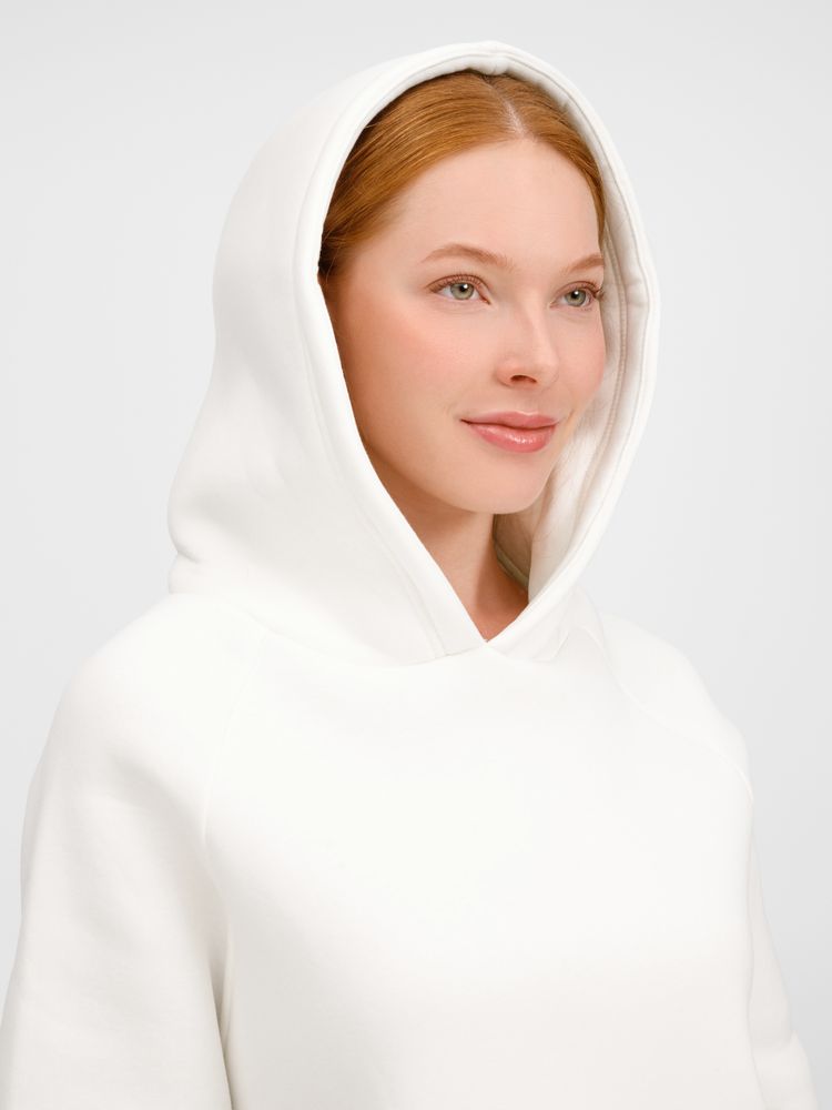 Худи унисекс оверсайз Easy Street, молочно-белое