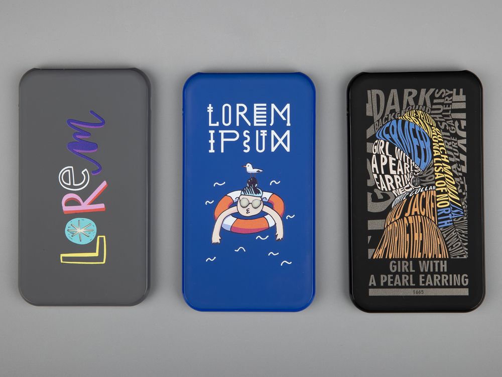 Аккумулятор Uniscend Starry с подсветкой, 5000 мАч, черный