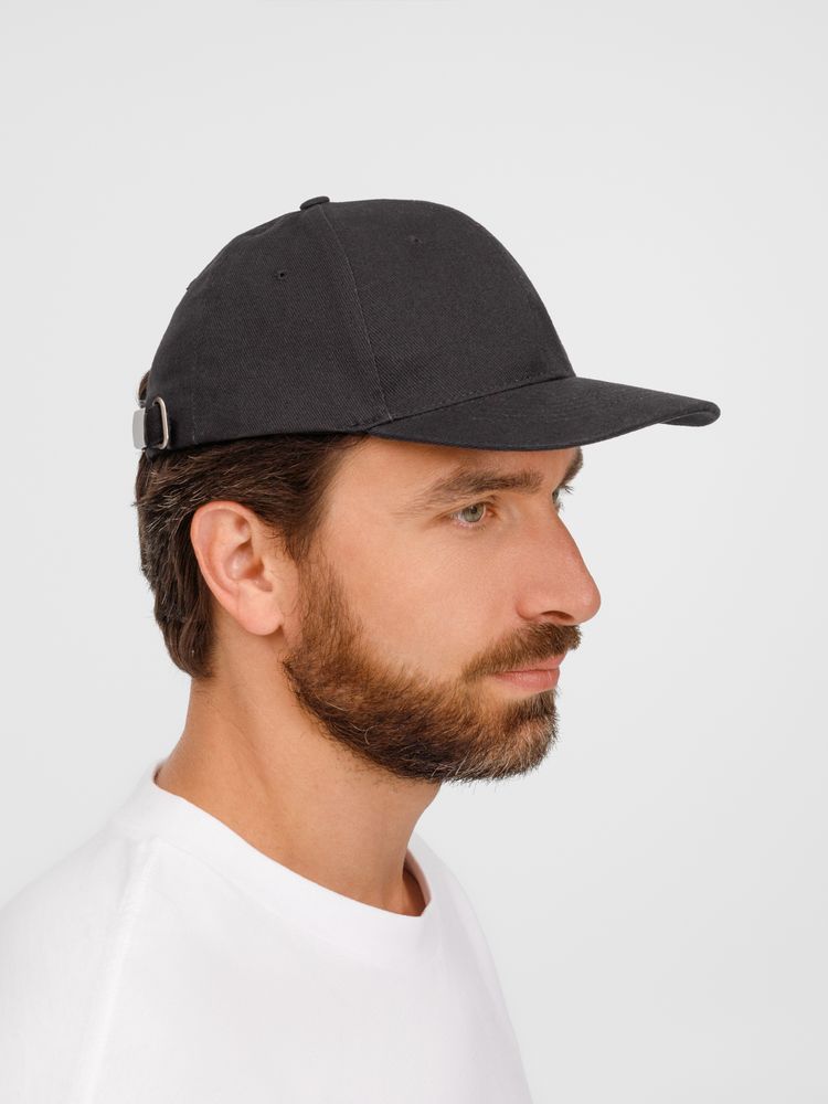 Бейсболка Buffalo, темно-серая (графит)