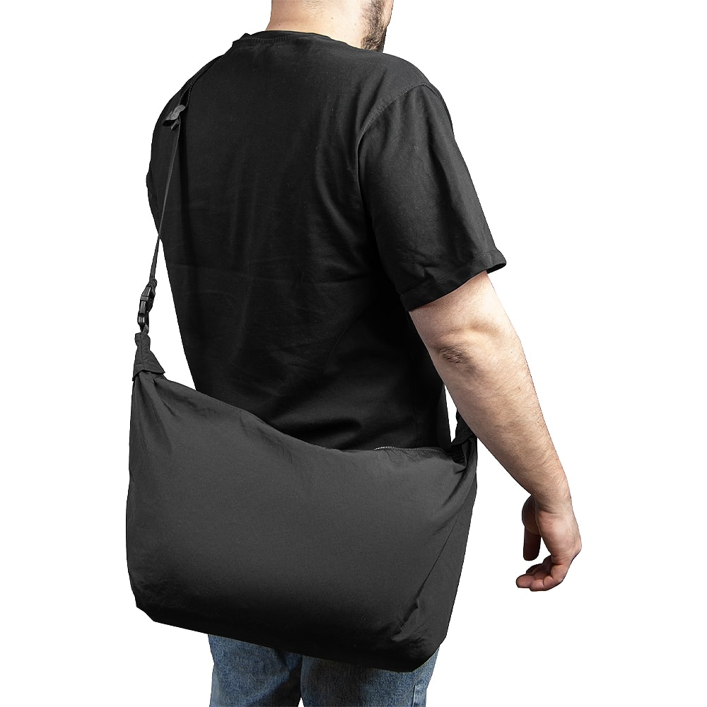 Сумка нейлоновая Messenger Bag Comfort Travel, чёрная