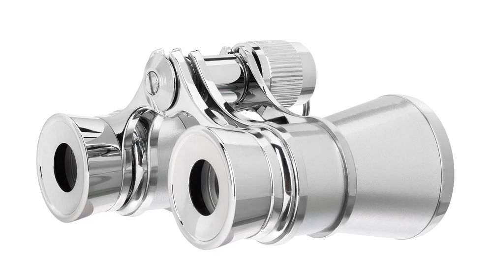 Театральный бинокль Broadway 325B, серебристый