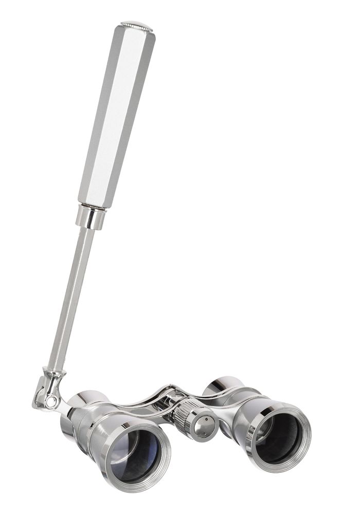 Театральный бинокль-лорнет Broadway 325E, серебристый