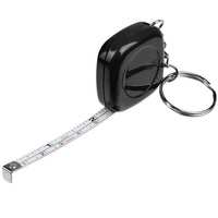 Брелок с рулеткой Metric, черный