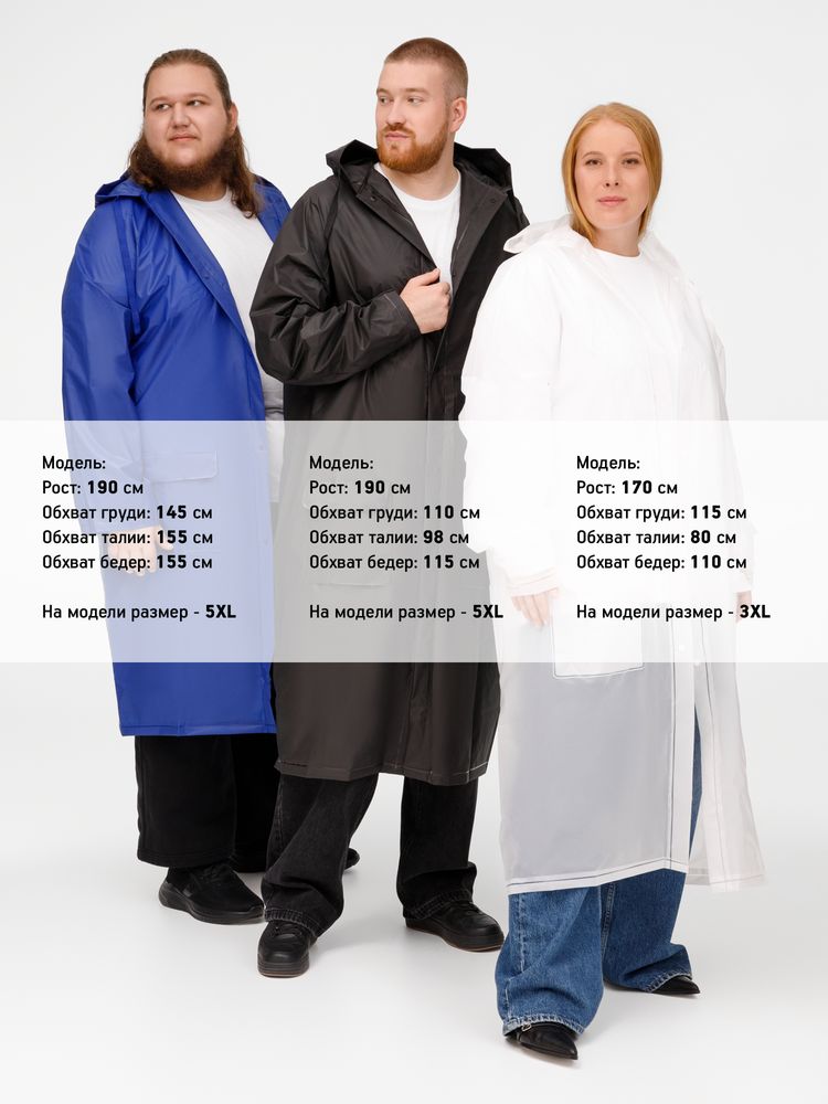 Дождевик RainDrop, ярко-синий