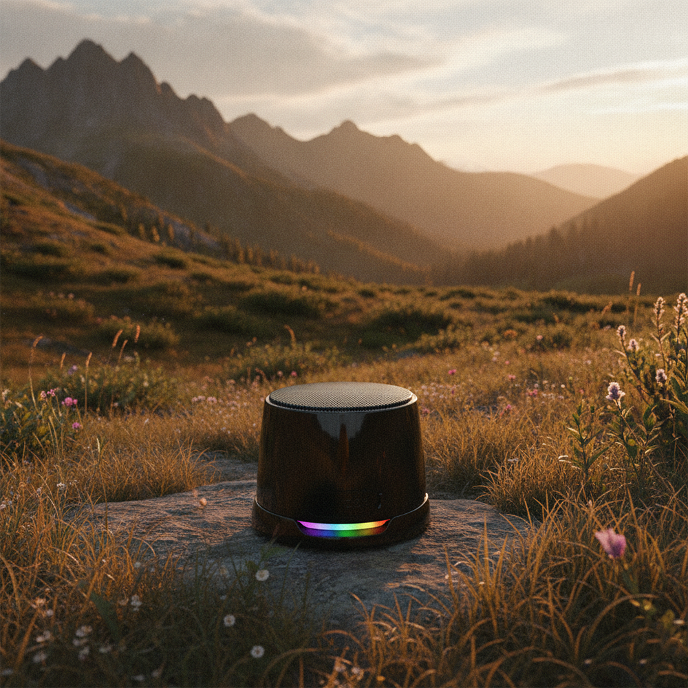 Магнитная беспроводная Bluetooth колонка-подставка Wave 5W, черная