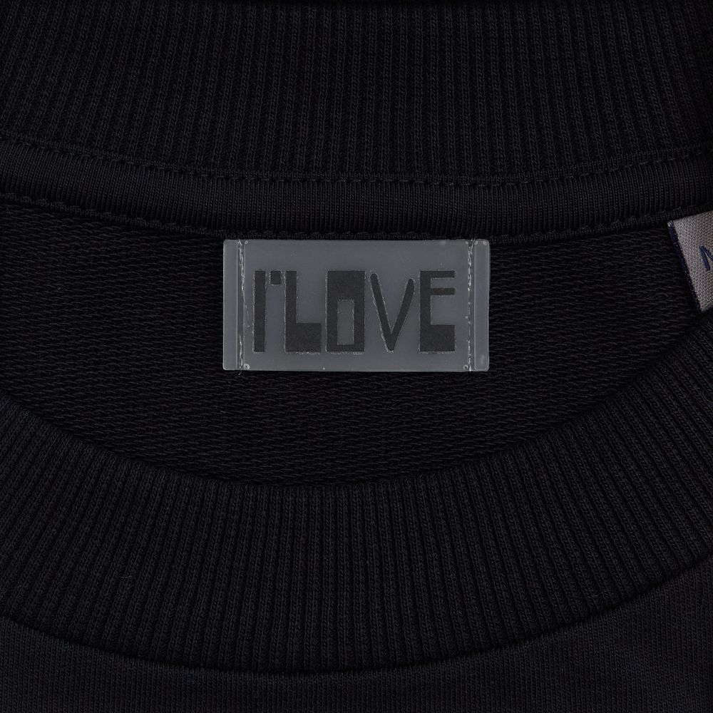 Футболка оверсайз с двойным рукавом Kosmos, черная