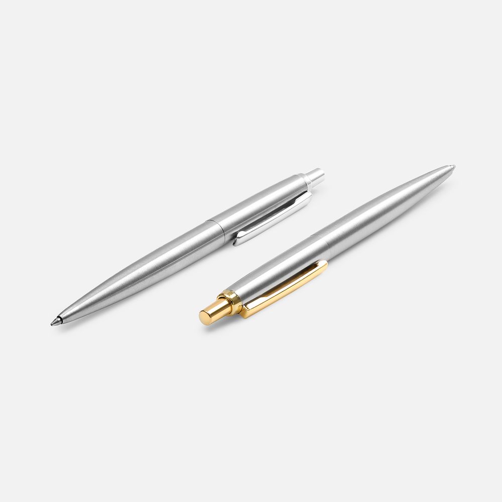 Ручка шариковая Poetica, серебристая