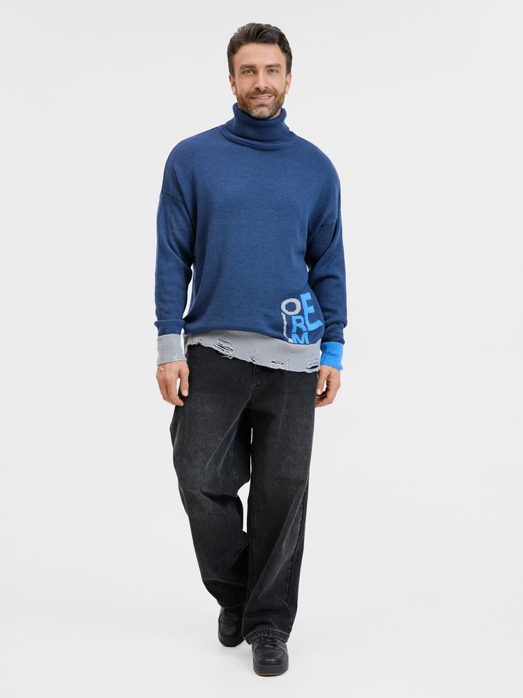 Свитер оверсайз Tricksy Net Grunge на заказ, акрил