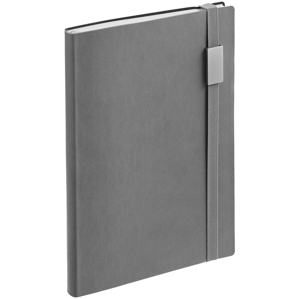 Ежедневник Vivian Metal, недатированный, серый