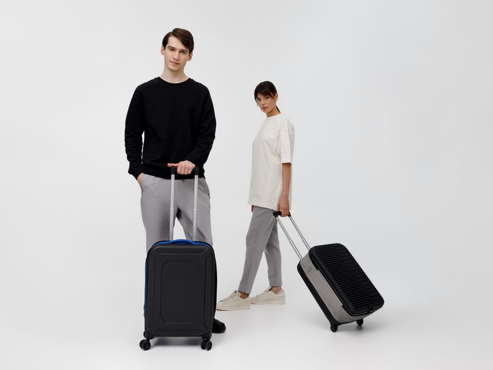 Чемодан Bonfold, черный с серым