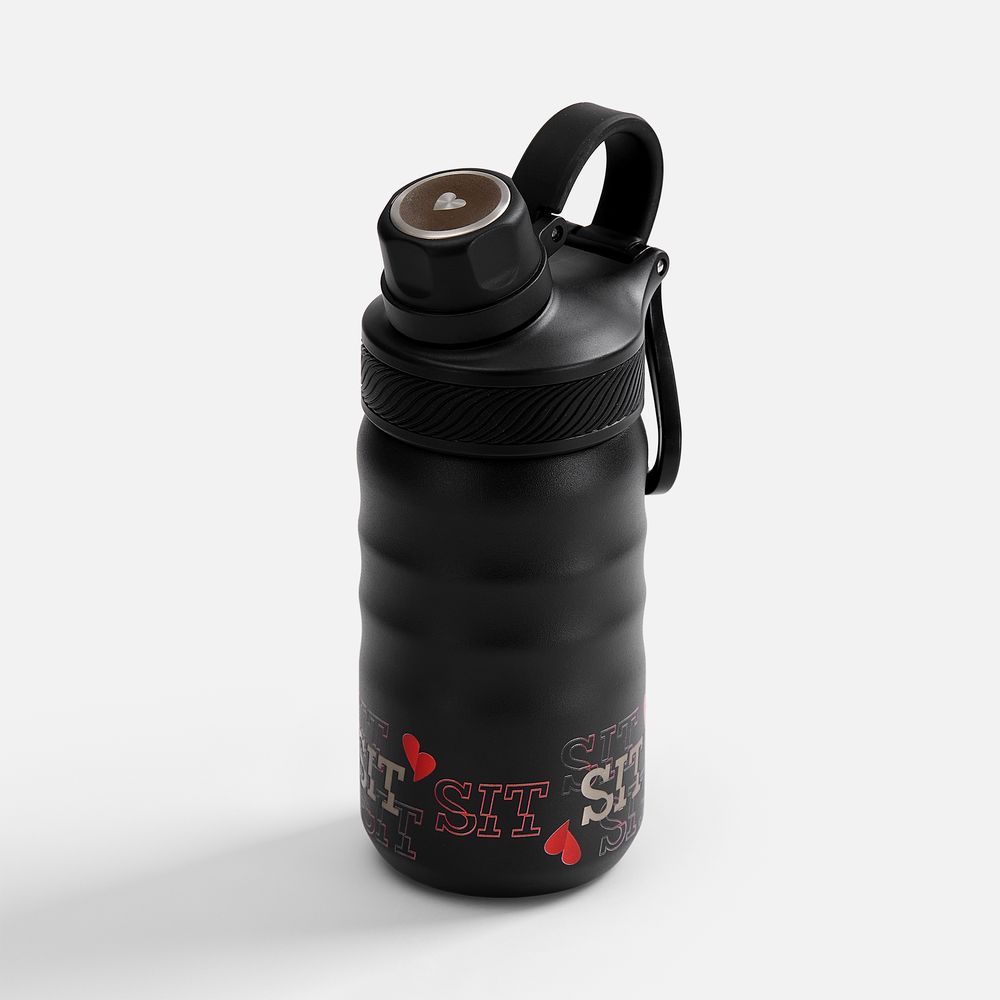 Термобутылка Fujisan 2.0 без логотипа, черная