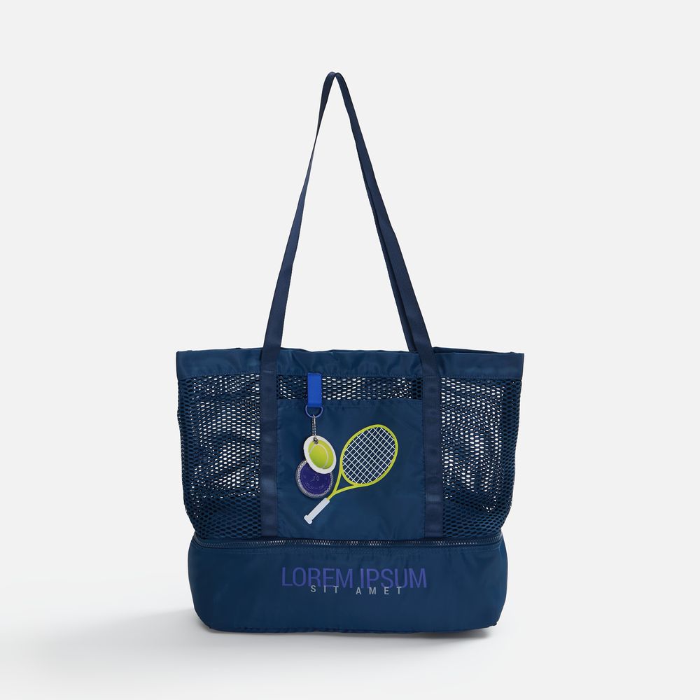 Шопер с термоотделением Verkko, темно-синий